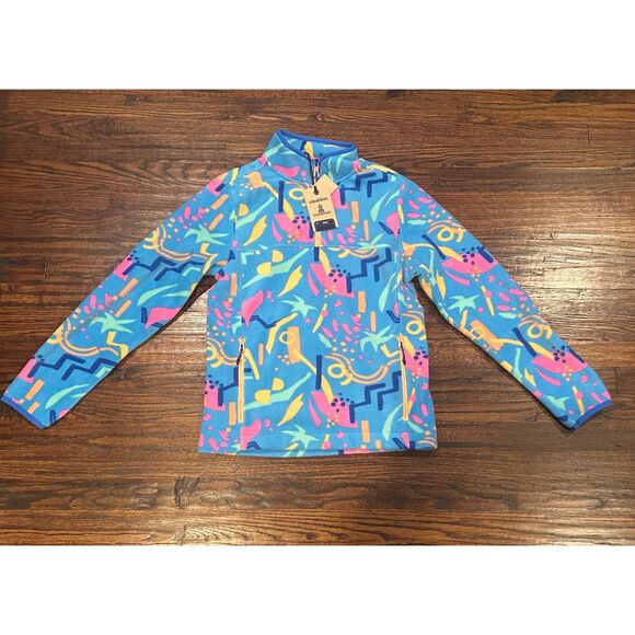 Chubbies Men's The Apres Party 1/4 zip jacket sweater pull over size Small NWT - Picture 1 of 3